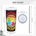 thumbnail image 5 of Funny Tumblers Autism Is My Power Autism Awareness Stainless Steel Mug 304 Stainless Steel Car Water Cup With Straw 20 Oz 600ml Adult Youth Man Woman Drinking Glass, 5 of 6