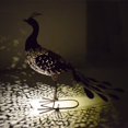 thumbnail image 6 of Oakland Living Hammer Tone Bronze Peacock Metal Garden Statue with Solar Light and Ground Stake, 6 of 9
