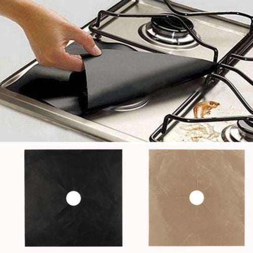 Stove Top Protector Reusable Liners Cook Gas Burner Cover For Cleaning Mat YG 