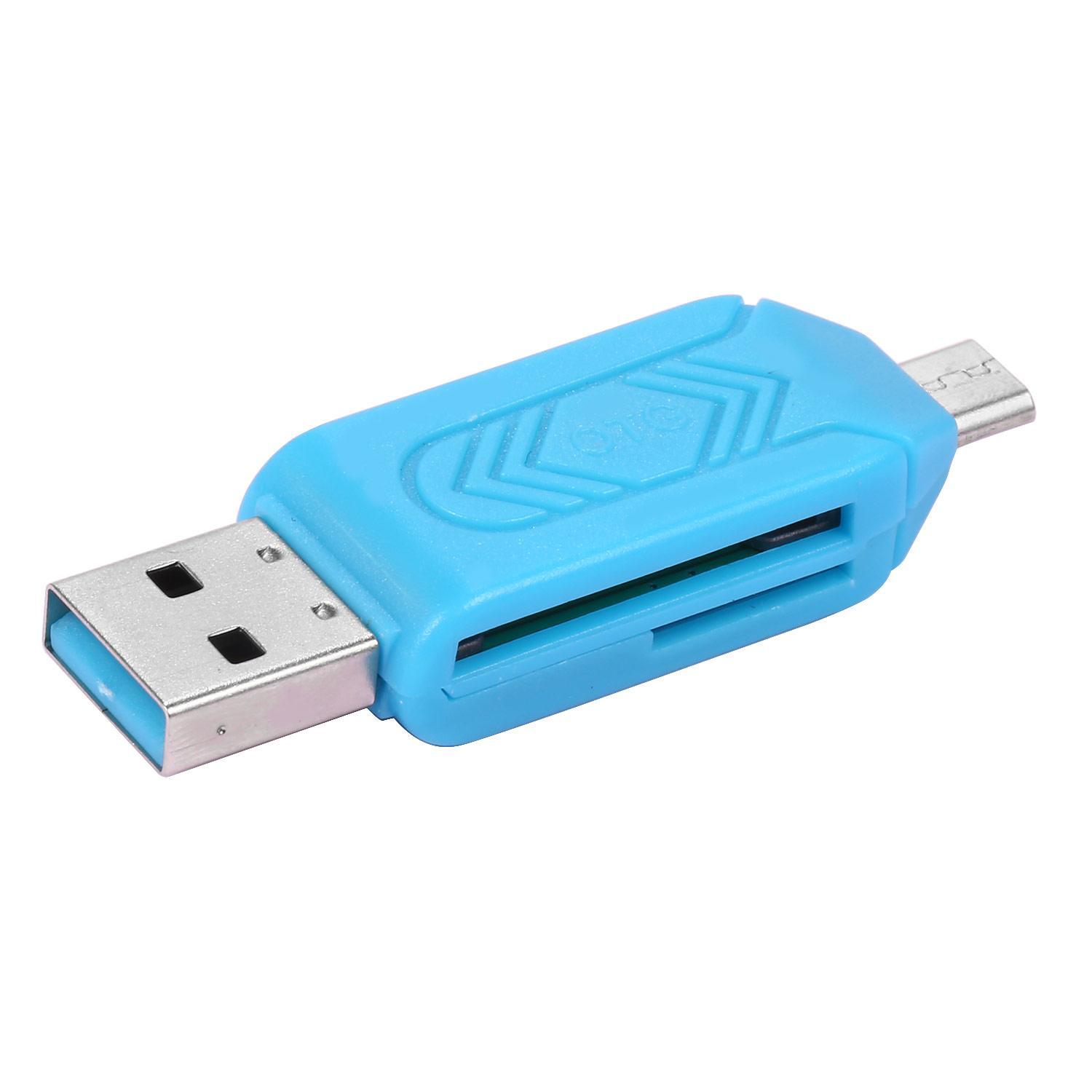 Portable OTG USB 2.0 Adapter Micro SD SDHC Memory Card Reader Caroj