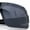 Color Flag - Black, variant on Locs USA Flag Oversized Wrap Around Gangster Plastic Biker Sunglasses [White - Silver Mirror]