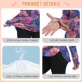 thumbnail image 4 of FORMRS Womens Long Sleeve Shirts UPF 50+ Sun Protection Quick Dry Fishing Hiking Tops, Size S-2XL, Vibrant Art Flowers, 4 of 8