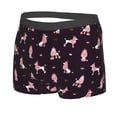 thumbnail image 2 of Daiia Poodle Dog Men's Underwear Boxer Briefs, Cotton Stretch Moisture-Wicking Underwear-Small, 2 of 9