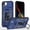 DarkBlue, variant on TYJKeJi Case Kickstand Drop Resistant Shockproof Case For iPhone 16E
