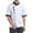 #5-White-12235, variant on Hearthz Unisex Chef Coat Work Jackets for Men Women Short Sleeves Men's Chef Coat Womens Restaurant Kitchen Cook Shirt Food Service Uniform (Red,XL)