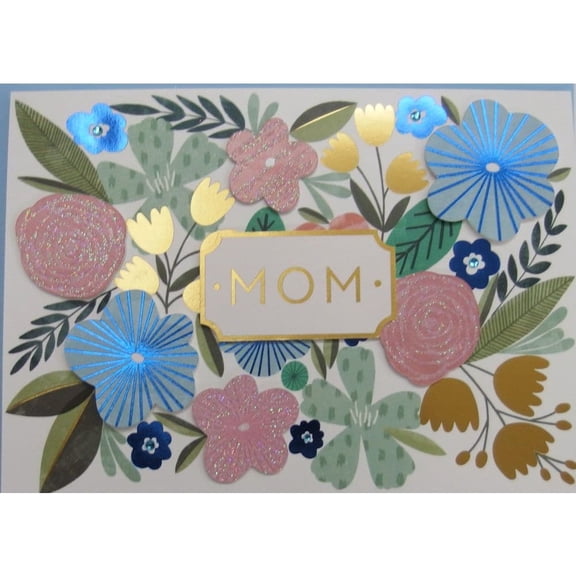 NIQUEA.D, Modern Floral Mother's Day Card
