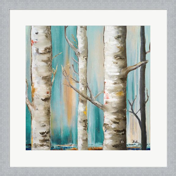 Great Art Now Birch Forest I by Patricia Pinto, Framed Wall Art, 19.5W x 19.5H