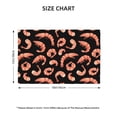thumbnail image 4 of Placemats Set Of 4 / 6, Shrimp No.9042 Placemats For Dining Table Indoor/Outdoors Heat Resistant Washable Placemats 18" X 12", 4 of 8