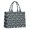 Navy Daisy Flower, variant on Large Capacity Tote Bag,Light Gray Daisy Flower Pattern Handbag Fashion Luxury Tote Bag,15.7"x13"x 5.1" Inches,Laptop Compatible