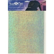 ScanNCut 8.5"X11" Iron-on Transfer Holographic Sheets-Assorted-White, Black, Pink, Purple