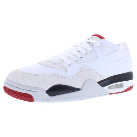 Men's Size 12 Nike Air Jordan 4 RM White Fire Red Black Sneakers FQ7939-102