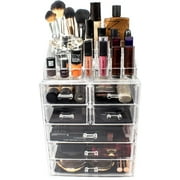 Acrylic Jewelry and Cosmetic Storage Boxes Makeup Organizer Set, 6 Tiers