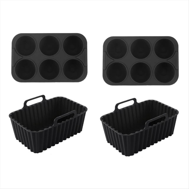 Juego de Bandejas de Silicona para Hornear, Herramienta para Hornear, Rectangular, Multiusos, para Pasteles, Gelatina, Pudín, Molde de Bandeja de Silicona B