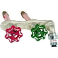 thumbnail image 1 of Prier C-108D12 12-Inch Hot and Cold Mixing Hydrant with 1/2-Inch MPT and 1/2-Inch SWT, 1 of 2