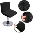 thumbnail image 3 of Housse de Tabouret de Bar avec Dossier Extensible pour Chaise de Salle à Manger Pivotante, 3 of 5