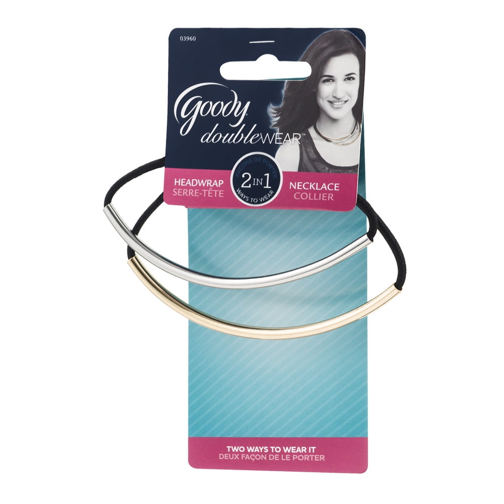 GOODY DOUBLEWEAR 2 IN 1 HEADWRAP//NECKLACE 2 PCS - 03960