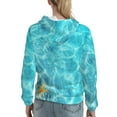 thumbnail image 7 of Lsque Coral And Seashell On The Beach Pattern Casual Women's Hoodie,Hooded Sweatshirt with Kangaroo Pocket,Pullover Hoodie with Eye-catching Drawstrings-Small, 7 of 7