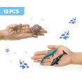 thumbnail image 2 of Toy Figure RECUR Shark Toys, juego de 12 piezas pintado a mano, 2 of 8