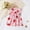 Pink, variant on 9-12M Kids Girl Dress, Kids Girl Ruffle Sleeve Ladybug Print Dress, Kids Summer Casual Daily Playwear Party Outfit