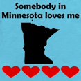 thumbnail image 2 of CafePress - Somebody In Minnesota Loves Me Body Suit - Cute Infant Bodysuit Baby Romper - Size Newborn - 24 Months, 2 of 3