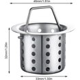 thumbnail image 3 of Kitchen Sink Filters, 4 Piece Kitchen Sink Strainers, Kitchen Drain Strainer, Sink Strainer Filter, Drain Strainer, 3 of 5