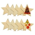 thumbnail image 3 of 10-Piece Wood Slice Craft Kit with 5 Styles - DIY Christmas Tree Ornaments for Holiday Decor, 3 of 3