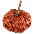 thumbnail image 5 of Northlight Woven Rattan Fall Harvest Pumpkin Decoration - 8.5", 5 of 7