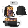 thumbnail image 2 of Balery Sunshine Cute Cat Sunflower Caja de Almuerzo y Bolsa de Almuerzo para Hombres y Mujeres, Bolsa de Almuerzo Reutilizable con Gran Capacidad, Bolsa de Almuerzo Aislada, 2 of 7
