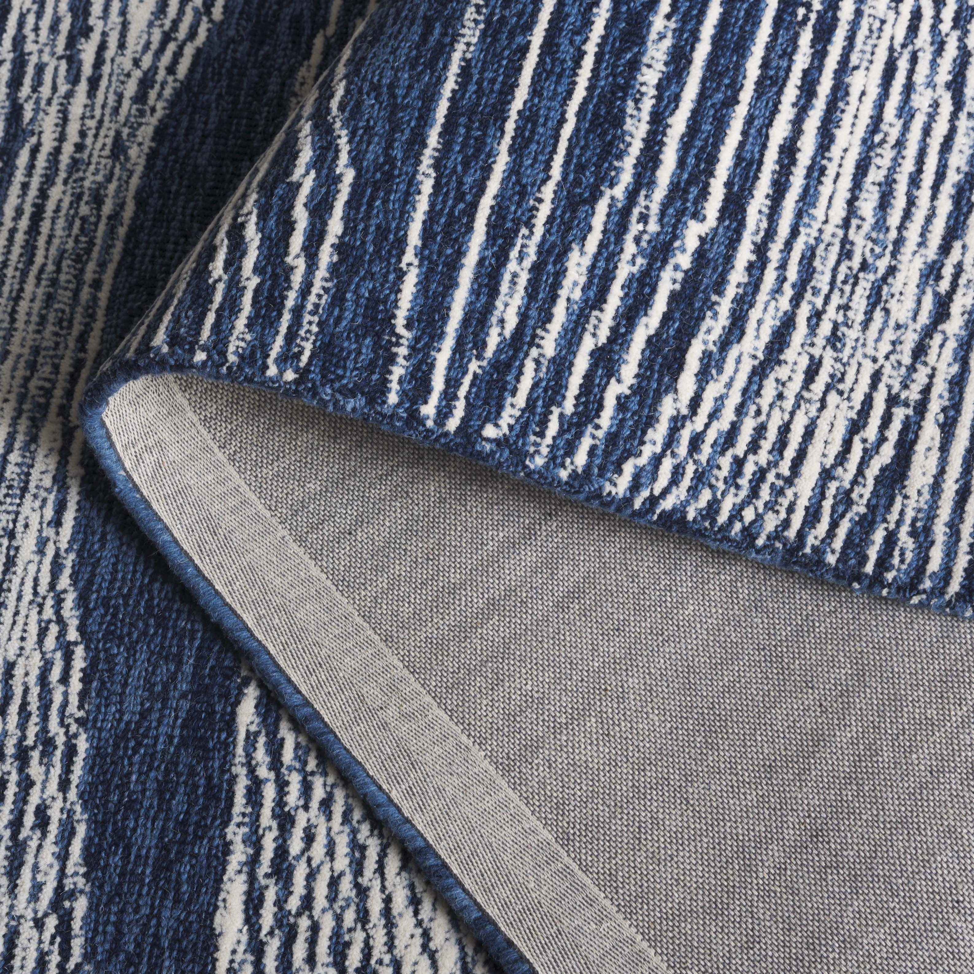 SAFAVIEH Metro Bridget Abstract Area Rug, Navy/Ivory, 6' x 9'