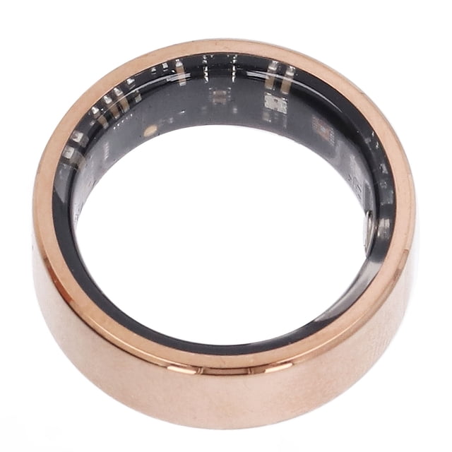 Sports Health Tracker Ring, Smart Ring Health Tracker Stainless Steel IP68 Water Resistant Lightweight Step Counting for Indoor Inner Diameter 17.3mm,Inner Diameter 18.1mm,Inner