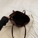 thumbnail image 4 of Bolso Mano Gamuza para Mujer Con Hombro Compras (café), 4 of 6