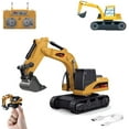 thumbnail image 1 of Microcrew Mini Rc Construction Series – Pocket Dump Truck, Excavator & Forklift Set, 1/64 Scale Rc Excavator for Adults with Wireless Controller, Remote Control Forklift Gift for Kids 6+, 1 of 6