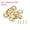 Gold, variant on Uxcell 6 Pack Vintage Lock Clasp, 23 x 26mm Mini Swing Arm Left Clasp Latch, Bronze