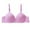 Purple, variant on Ahuyic Summer Women Bra,Women Plus Size Bras,Women's Comfortable Breathable Gathered Side Breast Bra Small Cup Bra Thin No Steel Ring Breathable Bow Adjustable Shoulder Strap