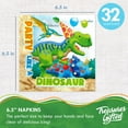 thumbnail image 4 of Dinosaur Birthday Party Supplies Tableware Deluxe Set for 24 Guests, 4 of 8