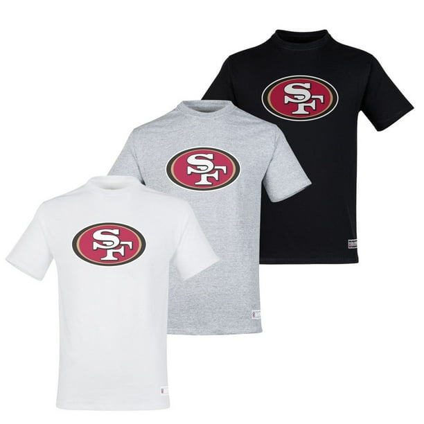 NFL Paquete de 3 Playeras San Francisco 49ers para Hombre, Talla Grande