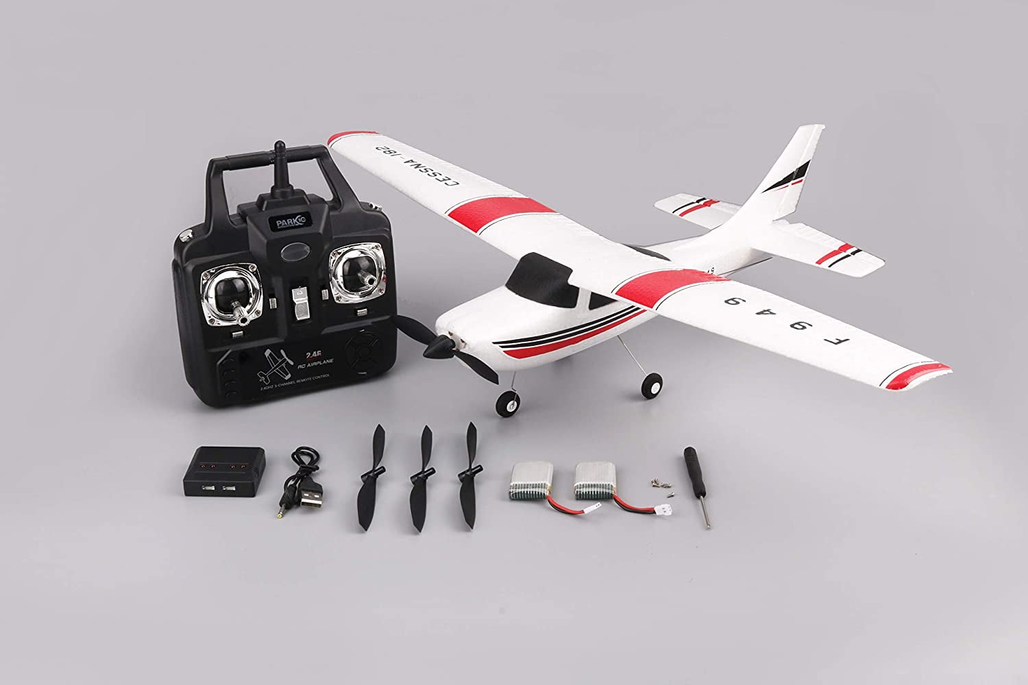 GoolRC F949 Cessna 182 Remote Control 3ch Fixed Wing Drone Plane Rc Toys Airplane Aircraft