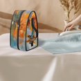 thumbnail image 3 of HELLHERO Travel Iron Holder Bag Easy to Clean Travel Iron Organizer Dustproof Dragonflie Floral(Bag Only), 3 of 6