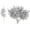 Silver, variant on Champagne Gold Christmas Picks Decorations Floral Sprays Glittered Twigs for Xmas Tree Ornaments Decoration Filler Wreath Garland Floral Arrangement Decor Xmas Toppers Home Party