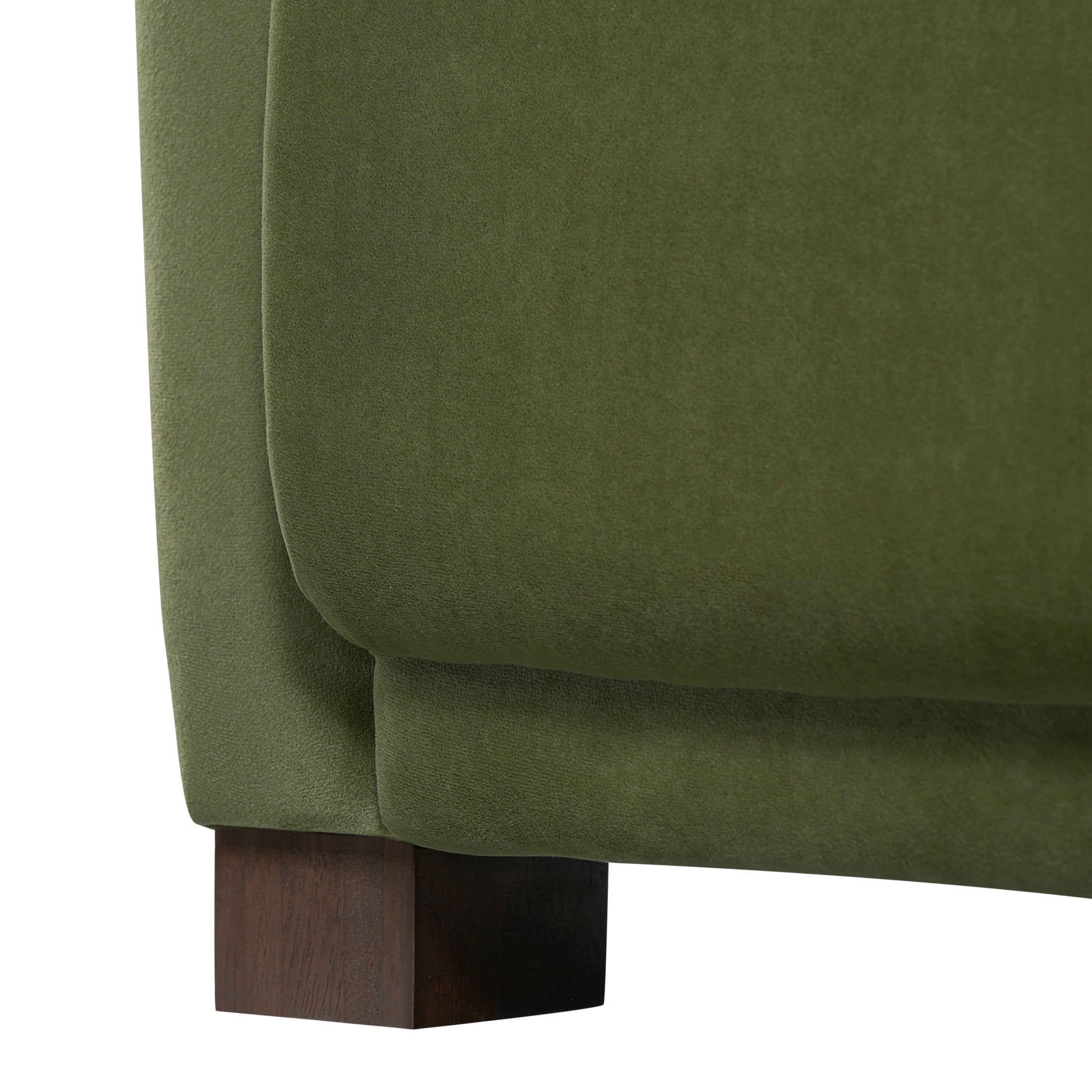 Christopher Knight Home Modern Upholstered Accent Arm Chair for Living Room Bedroom, Olive Green, Set of 2