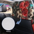thumbnail image 6 of Xixirimido Red Roses & Skulls Print Car Accessories Sweat Towel Seat Cover Universal Non-Slip for Car Truck SUV Athletic Running Towel for Workout Outdoor Sport Activities, 6 of 8