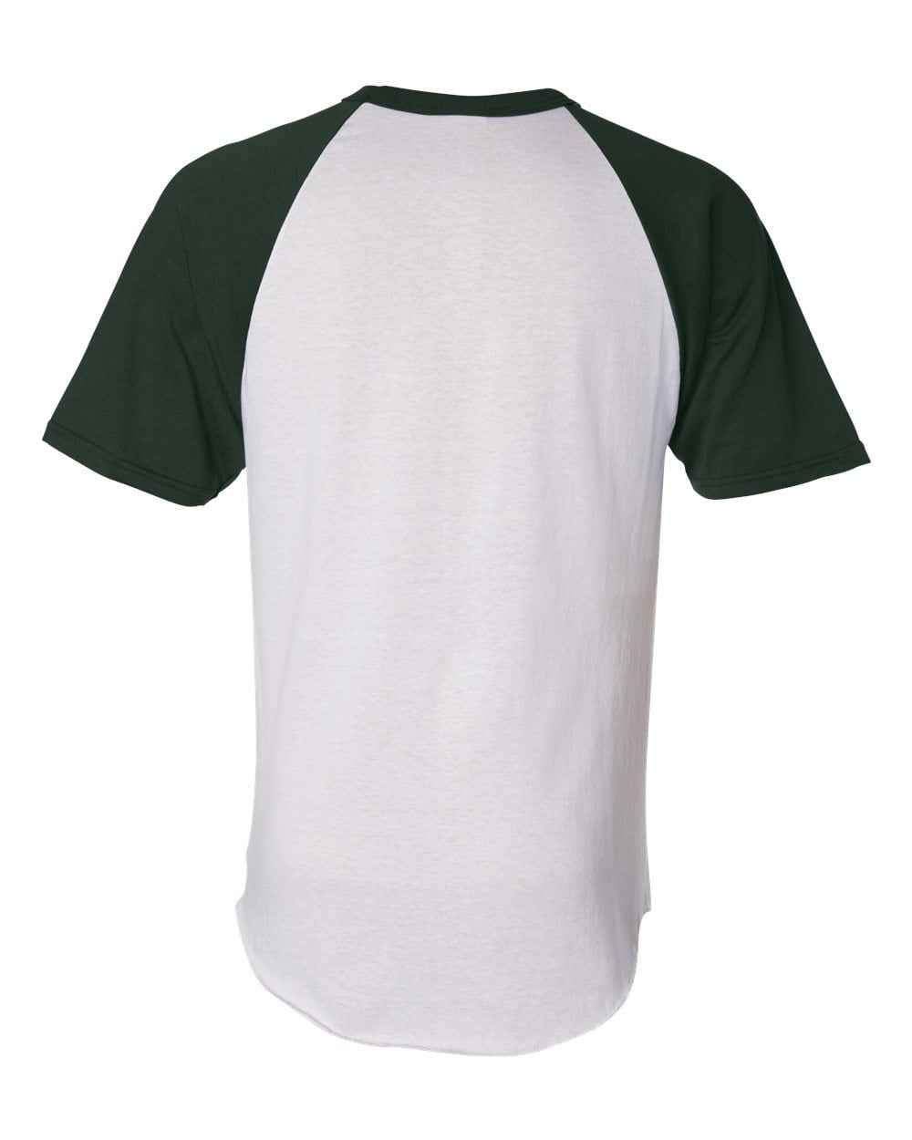 Augusta Sportswear Short-Sleeve Raglan T-Shirt, 2XL, WHITE/DARK