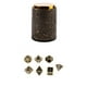 thumbnail image 1 of 8 Unids / Set Dados Poliédricos D4-D20 Y Coctelera De Dados Con Egipcio de material cuero PU, 1 of 9