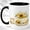 Black, variant on Sunflower Cake Tea Mug, Yellow Floral Dessert Cup, Watercolor Cake and Teacup Art Gift for Women, Summer Tea Party, Ceramic 11 Oz Mug