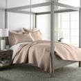 thumbnail image 2 of Levtex Home - Austin Quilt Set - Twin Quilt and One Standard Sham - Diamond Quilted - blush - Quilt (68x86in.) and Sham (20x26in.) - Reversible - Linen/Cotton, 2 of 5