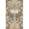 thumbnail image 2 of Taupe Tiger Chinese Inspired Textured Wallpaper R8411, 2 of 4