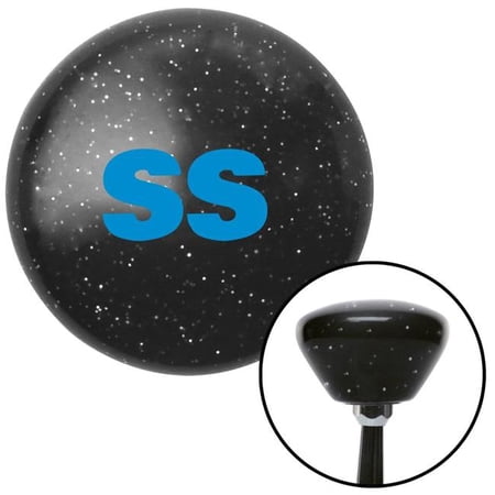 American Shifter Blue SS Black Retro Metal Flake Shift Knob with M16 x 1.5 Insert Shifter Auto Brody