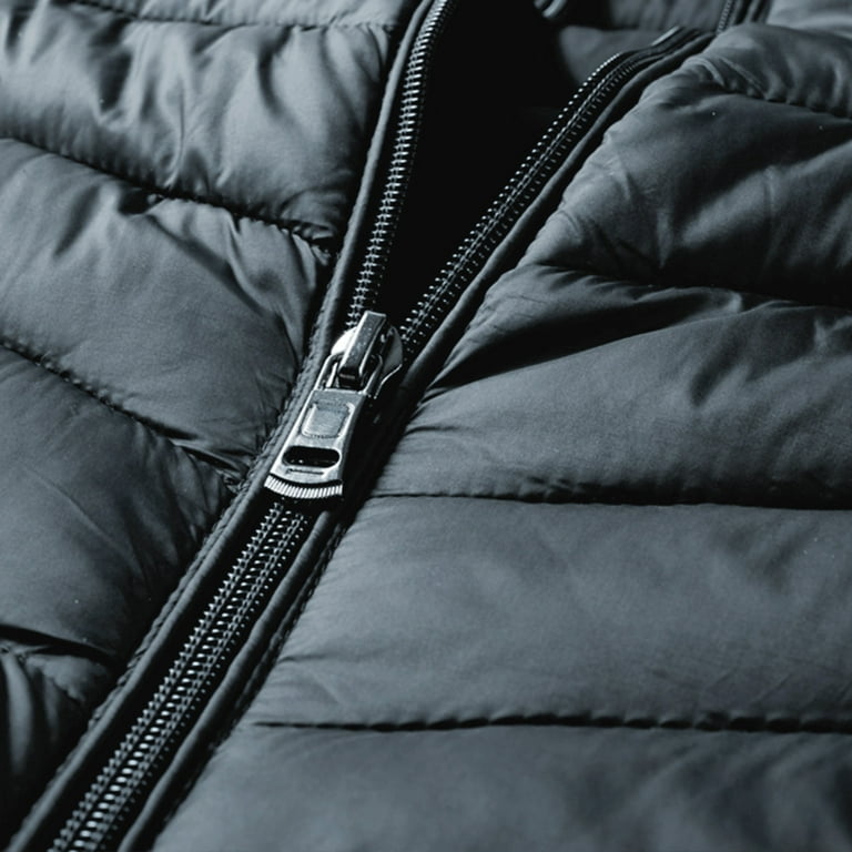  Men's Autumn And Winter Jacket Coats Leisure Plus Size Light  Zip Pocket Cotton-padded Warm Sleeping Bag Jacket : Sports & Outdoors