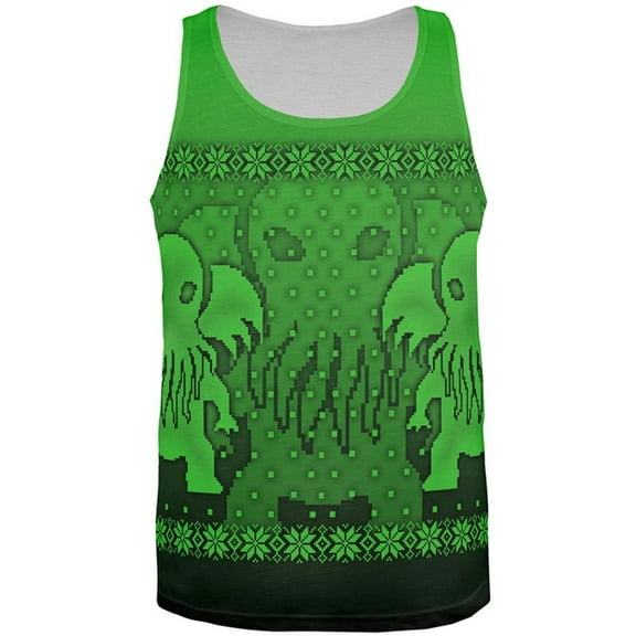 Big Cthulhu Greater Gods All Over Mens Tank Top