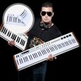 thumbnail image 3 of Miangastore 1Pc Portable 88 Key Piano Keyboard Fingering Practice Comparison Chart, 3 of 9